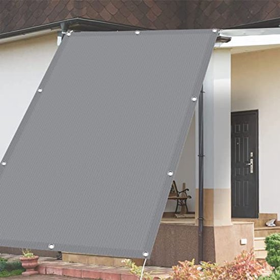 Zonnezeil rechthoekig waterdicht zonnescherm 95% UV-blok luifel voor terras achtertuin gazon tuin buitenactiviteiten-met accessoires (2,5x3m (8,2x9,8ft), paars Zonnezeil rechthoekig waterdicht zonnescherm 95% UV-blok luifel voor terras achtertuin gazon tuin buitenactiviteiten-met accessoires (2,5x3m (8,2x9,8ft), paars