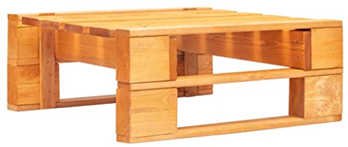 Houten Pallet Hocker Tuin Meubels - Comfortabele Voetenbank voor Tuin en Terras