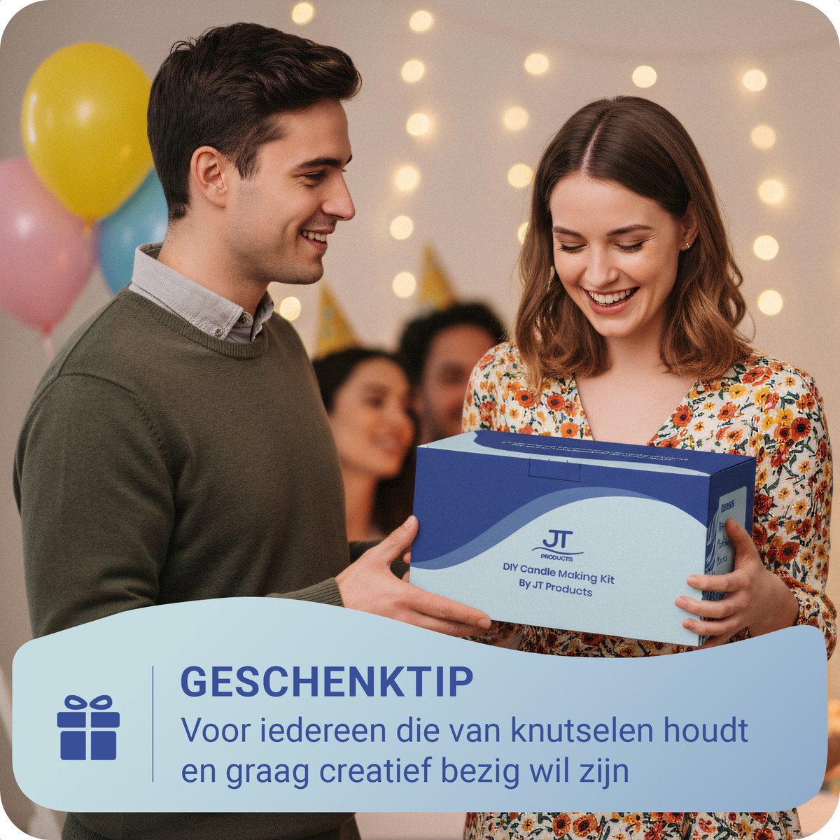 JT Products Kaarsen Maken Set – Inclusief 600 Gram Soja Wax - E-Book - Kaarsen Maken Voor Volwassenen – Geurkaars - Kaarslont – Kaarsenlont – Smeltpan – Kaarsen Maken Starterspakket – Candle Making Kit – DIY - Moederdag Cadeau - Cadeautje Voor Mama — afbeelding 4