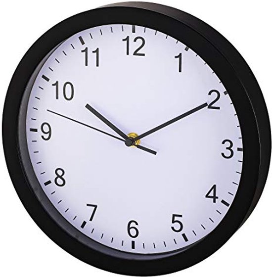 Hama Wandklok Mallorca Tikt Niet 30 cm Zilver/Wit