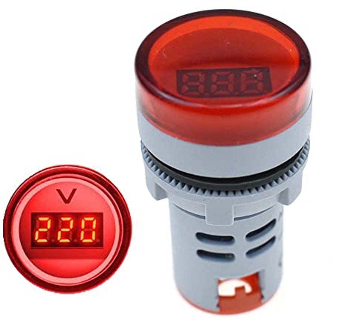 Mini Digitale Voltmeter met LED-display - Spanningsmonitor AC 110V 220V