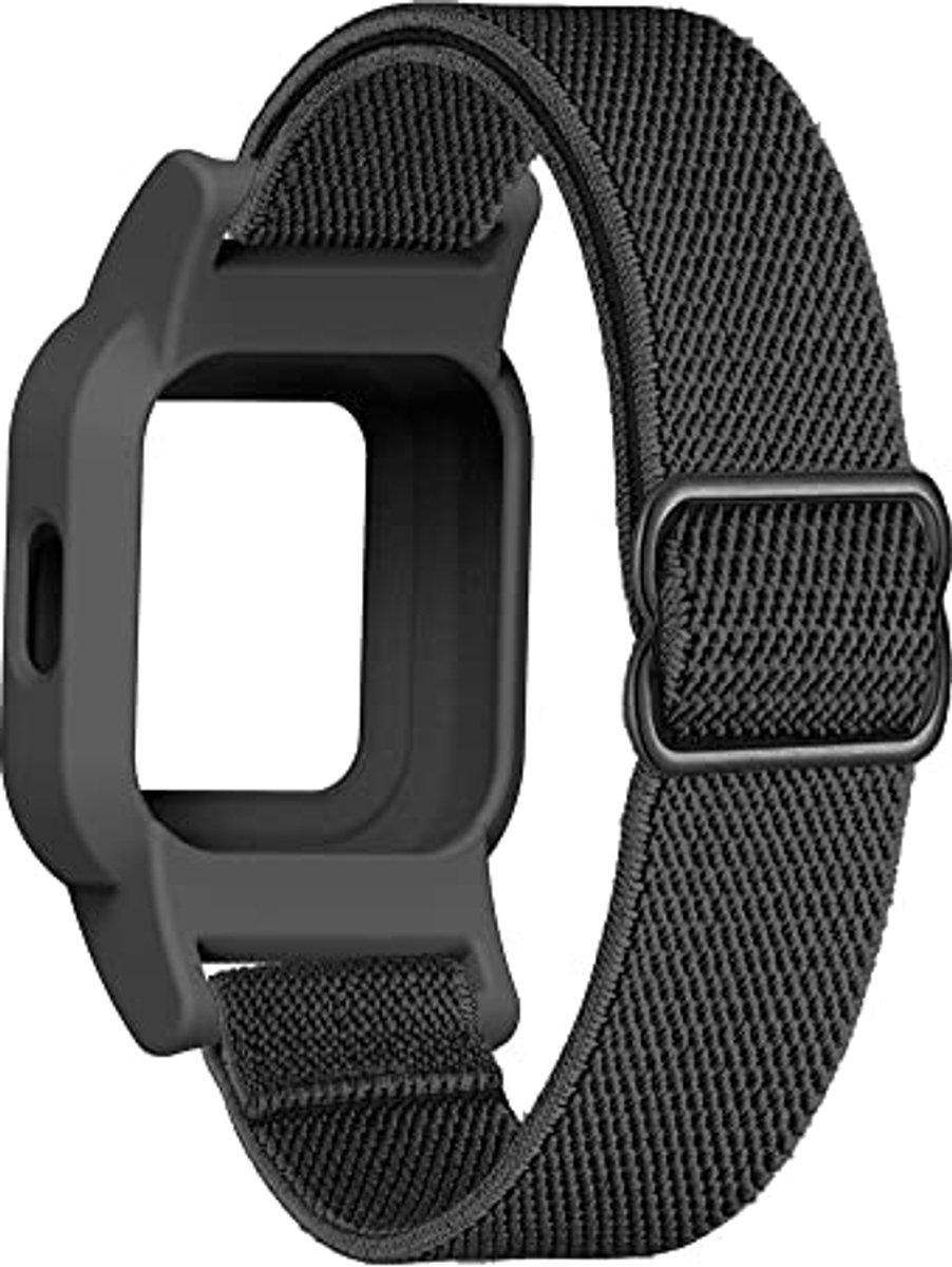 Elastische Horlogeband Compatibel met Vivofit JR 3 - Vervangende Lussen en Hoesje