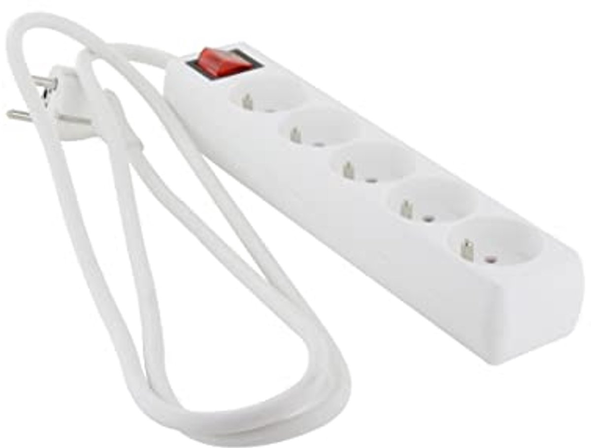 Multistekkerdoos 5x16A met Schakelaar - 1,5m