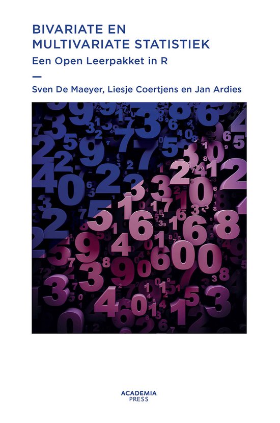 Bivariate en multivariate statistiek met R - cover