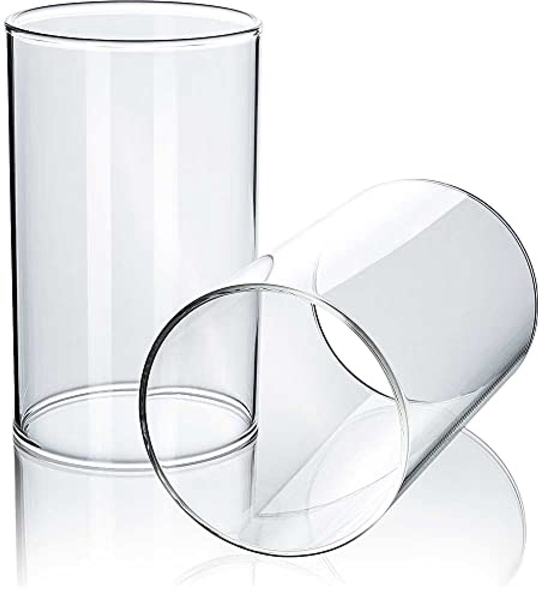 Windlichtglas voor binnen en buiten - Set van 2, 150 mm hoog, 90 mm diameter