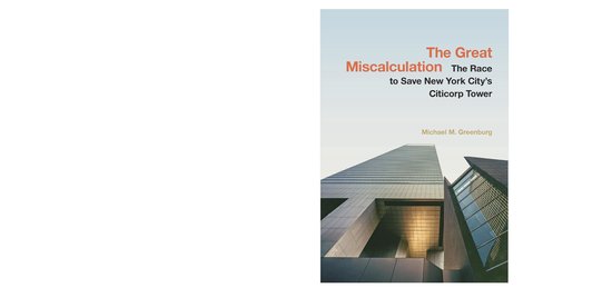 The Great Miscalculation - cover