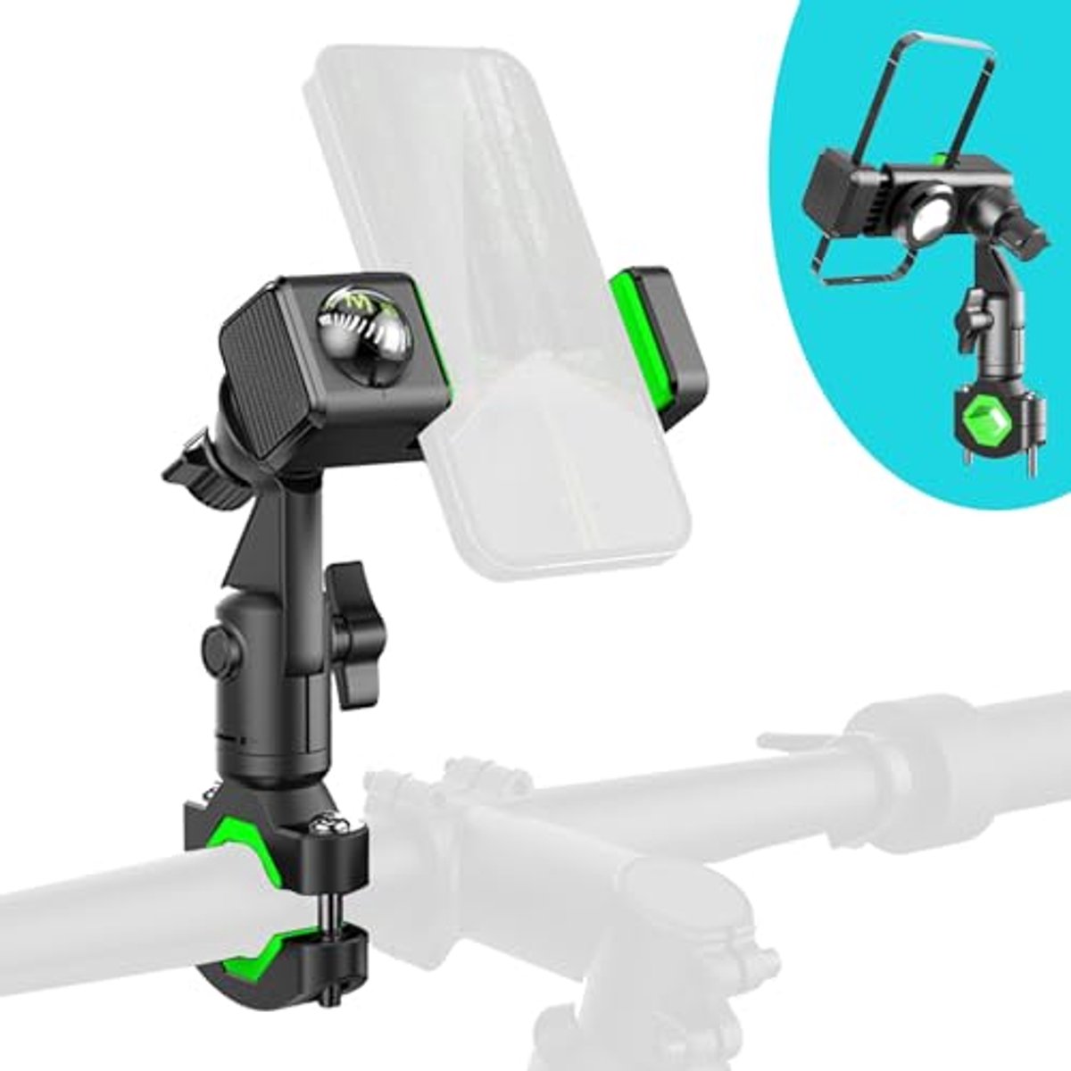 Verstelbare Fiets Telefoonhouder voor 4-7.2 inch Smartphones met 360° Rotatie