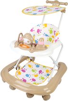 Siairo 3 in 1 Laufhulp Baby Laufhulp met instelbare hoogte & snelheid Rollen, Licht, Muziek, Laufwagen voor kinderen van 6 tot 18 maanden, Blauw