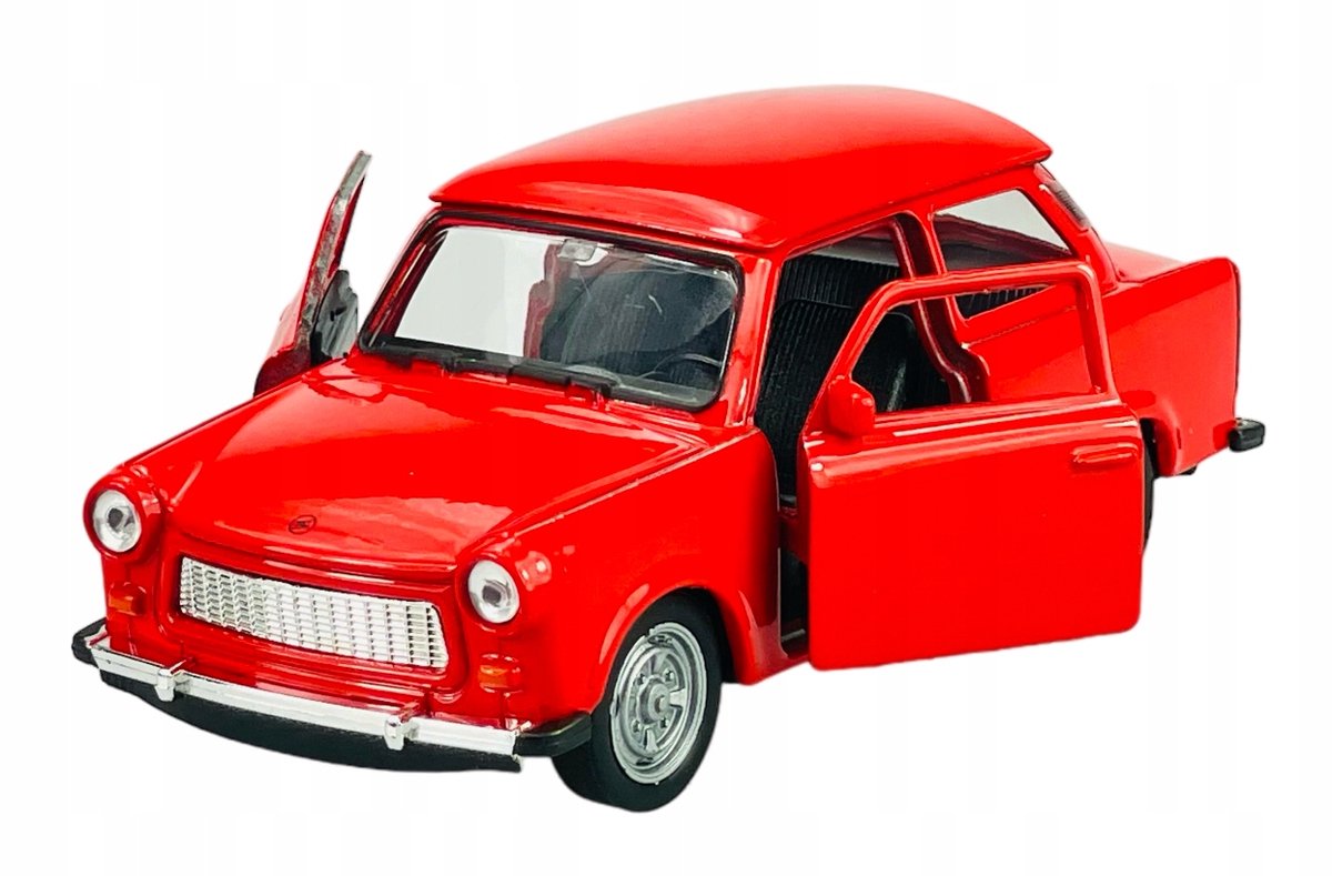 Welly Trabant 601 Modelauto Rood 1:34 Metaal - Nieuw