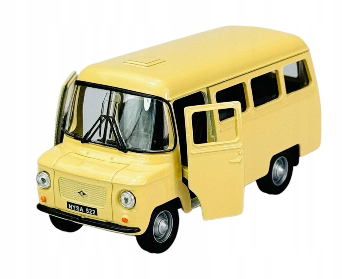 Welly Nysa 522 Beige metalen modelauto 1:34 - Legendarisch PRL Speelgoed