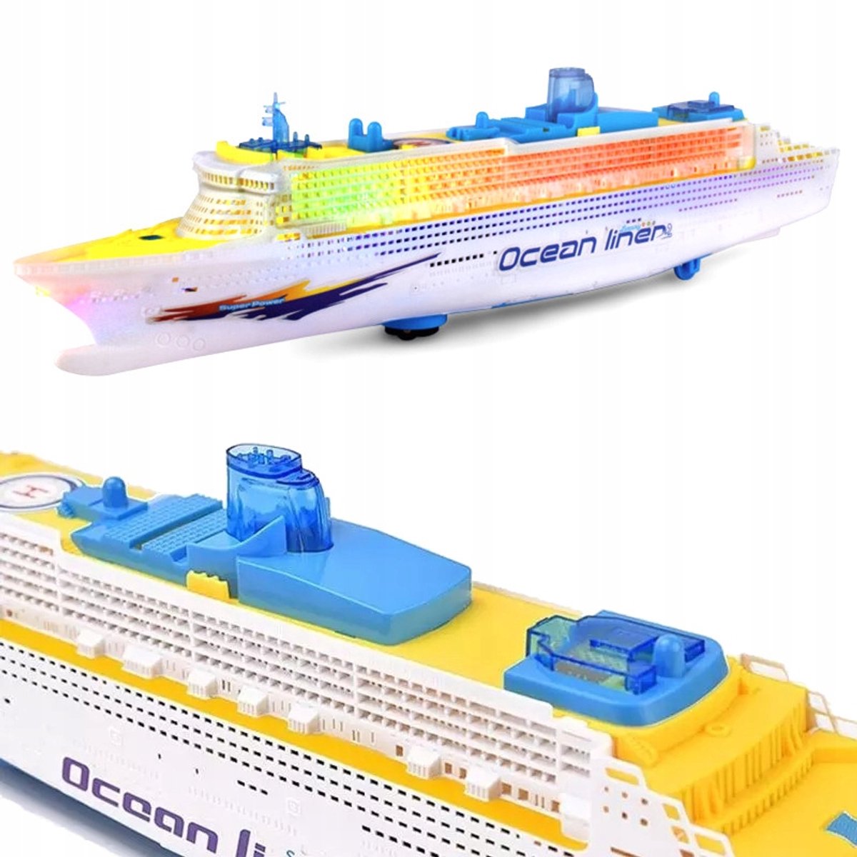 Groot Passagiers cruiseschip Speelgoed - LED & Muziek