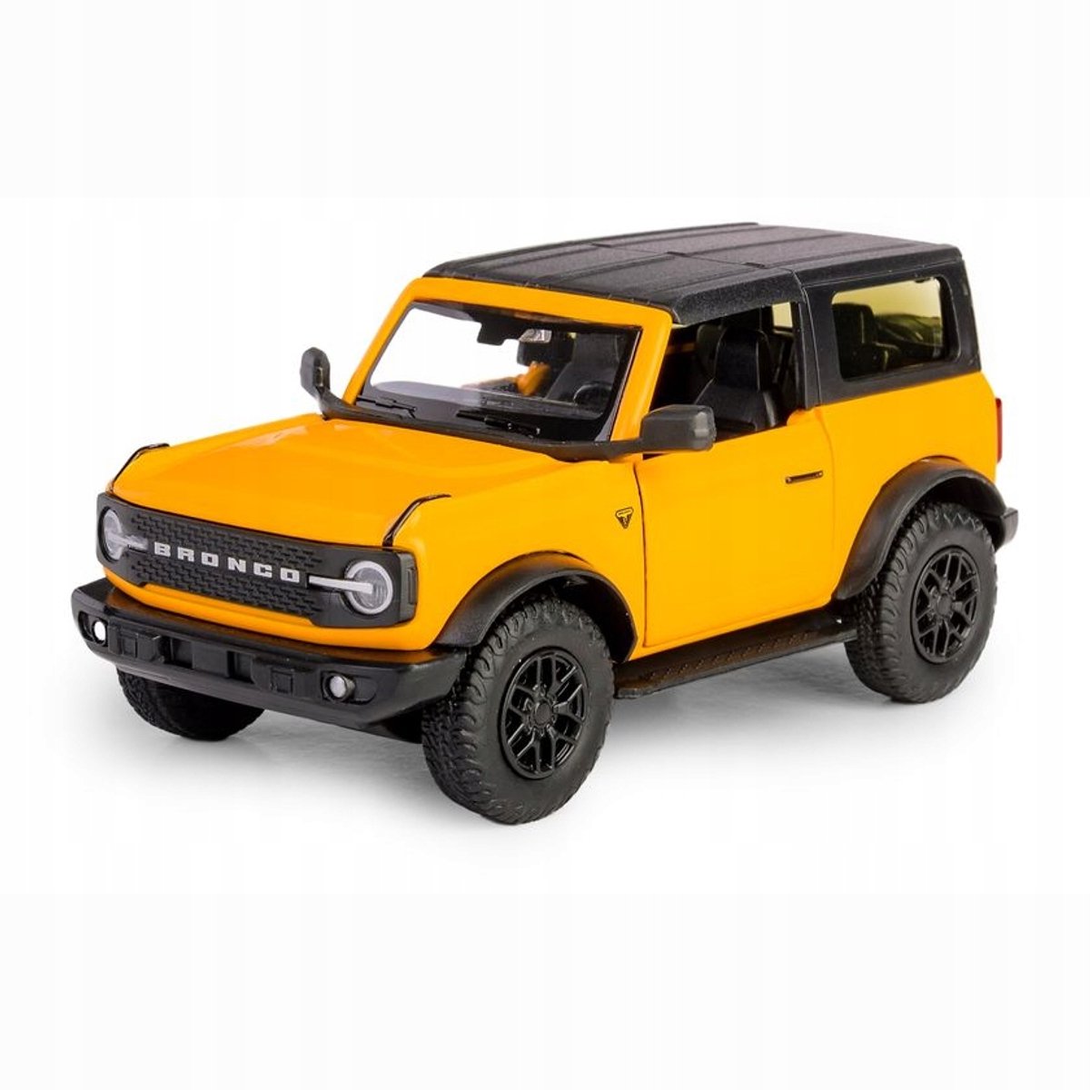 RMZ Ford Bronco Badlands gele metalen speelgoedauto 1:32