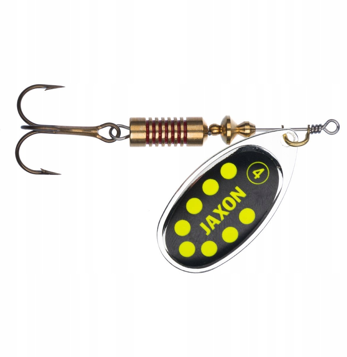Jaxon Holo Select Contra Spinnerbaits - Maat 2, 4g, Kleur Chrabąszcz