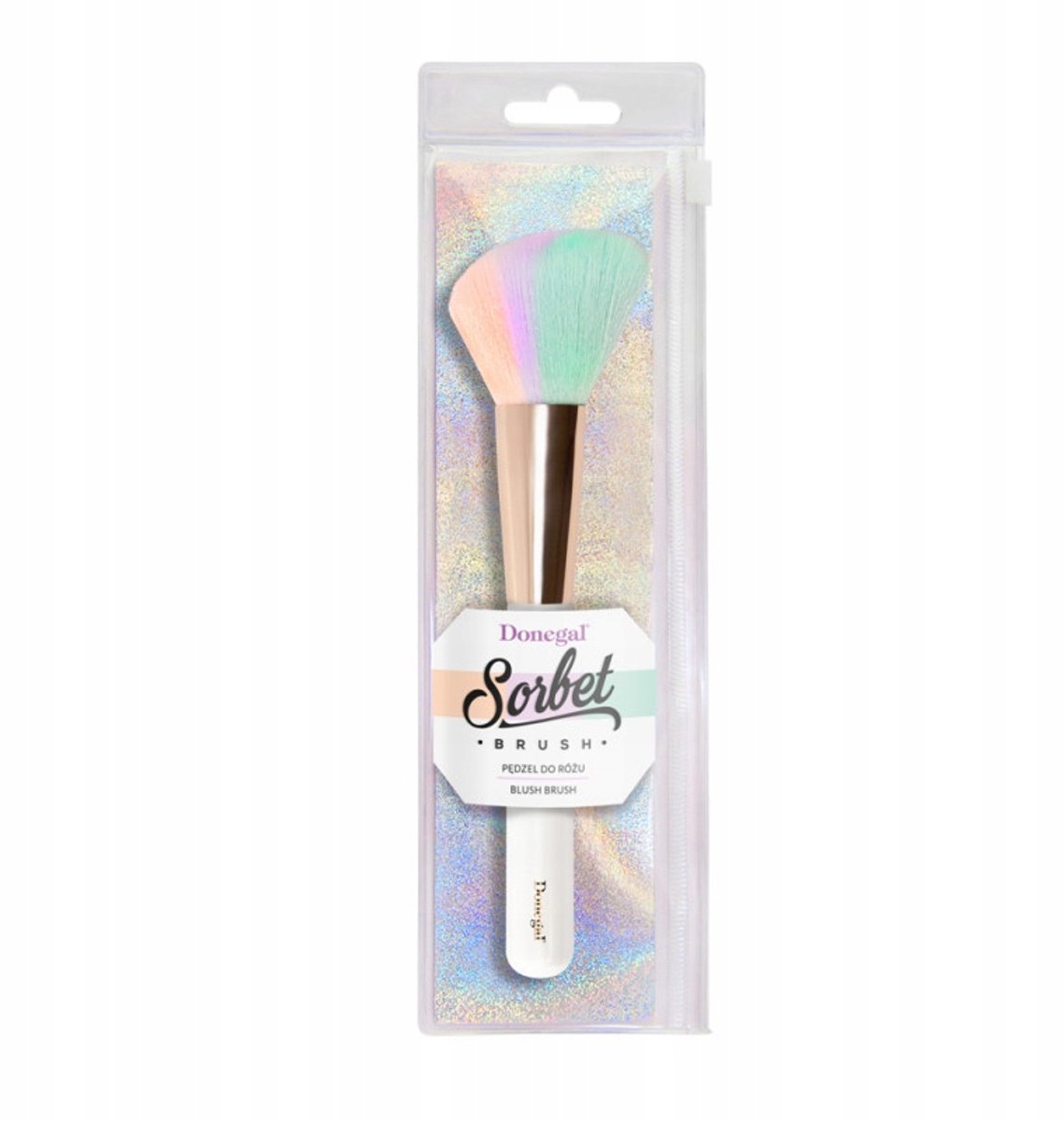 Donegal Sorbet Brush: Luxe Poederkwast voor Rouge & Bronzer