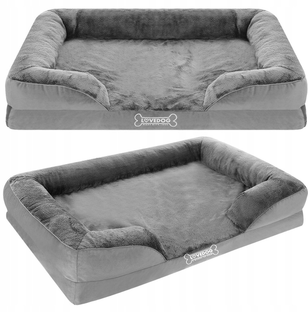 Orthopedisch Hondenkussen OrtoMax L 90x60cm - Comfort & Steun