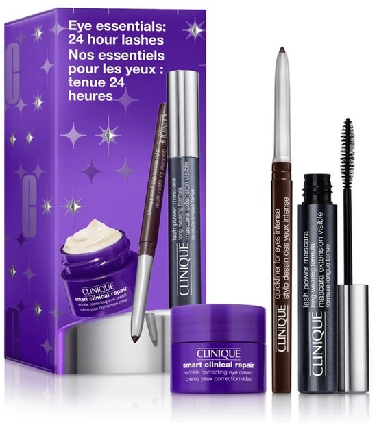 Clinique 24 hour Lashes | 6 ml + 14 gr + 5 ml | Set 3 st: Mascara 7ml + Quickliner for Eyes + Eye Creme 5 ml