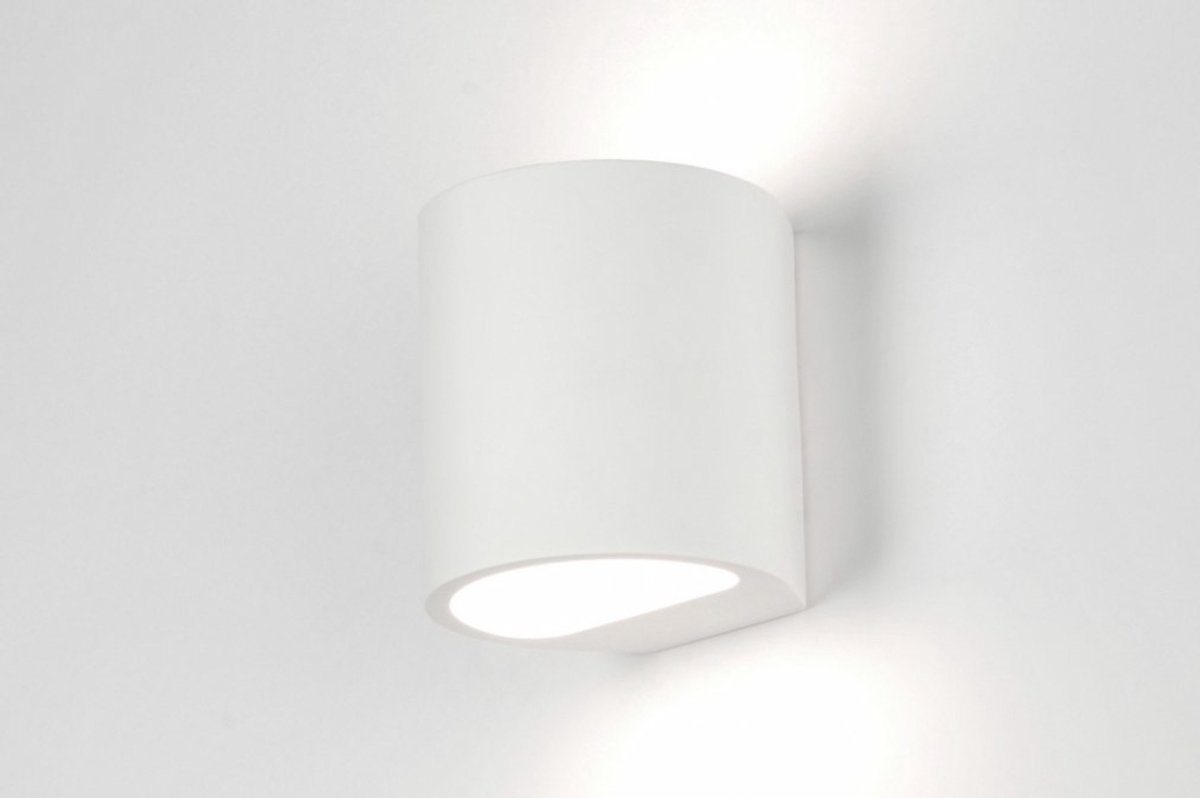 Lumidora Wandlamp 71351 - Voor binnen - ROME - G9 - Wit - Keramiek