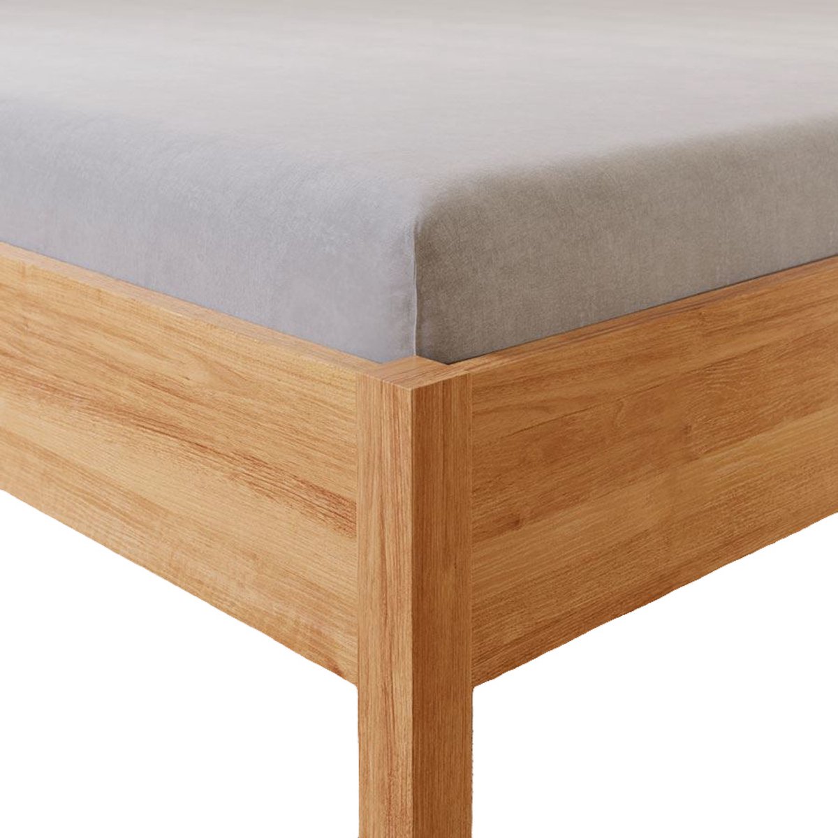 Jersey Hoeslaken met Elastiek 90x200cm - Dreamy Premium Lichtgrijs