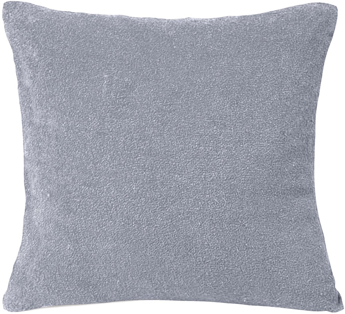 Frotte kussensloop 40x40 cm - Grafietgrijs