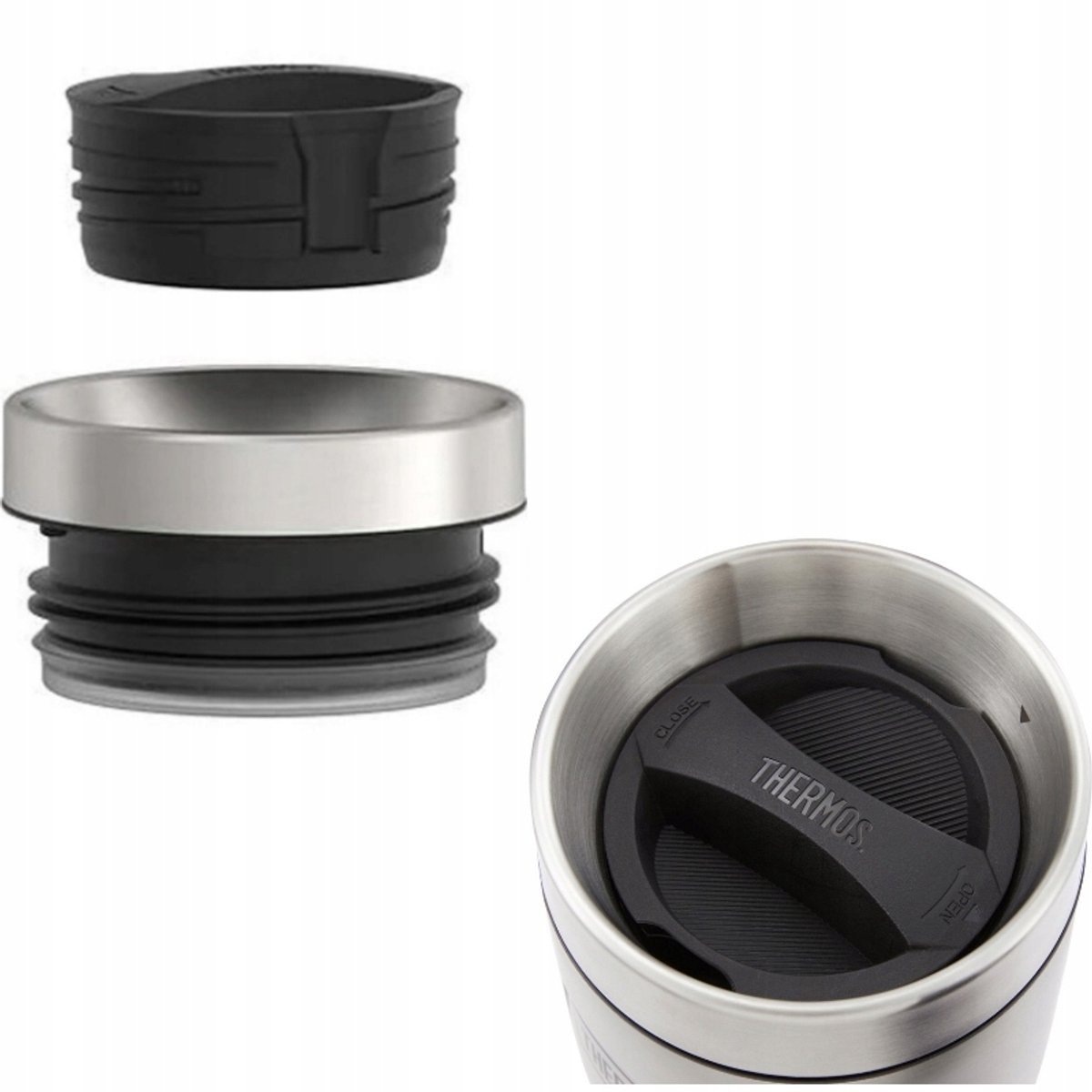 Draai dop voor Thermos Icon 16008 waterdichte thermosbeker