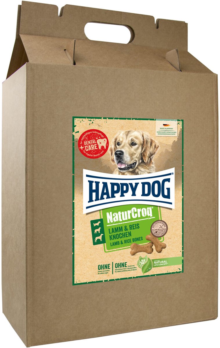 Happy Dog NaturCroq Hondenkoekjes - Lam & Rijst - 5 kg