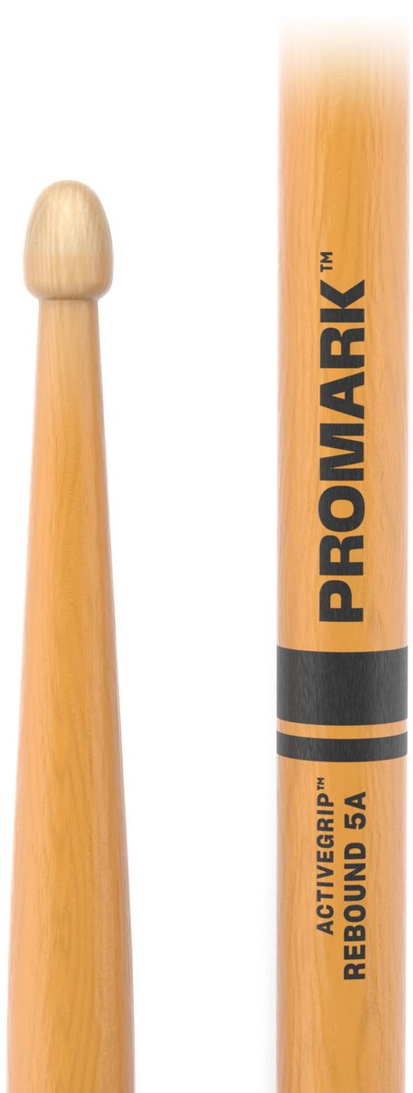 Promark R5AAGC Rebound 5A ActiveGrip Clear drumstokken