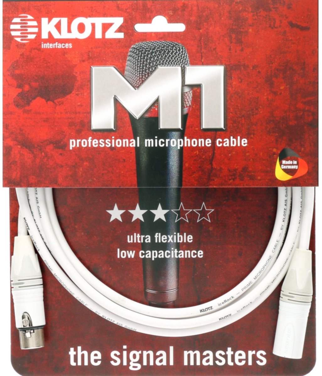 Klotz IRFM0200 Professionele XLR microfoonkabel 2 meter
