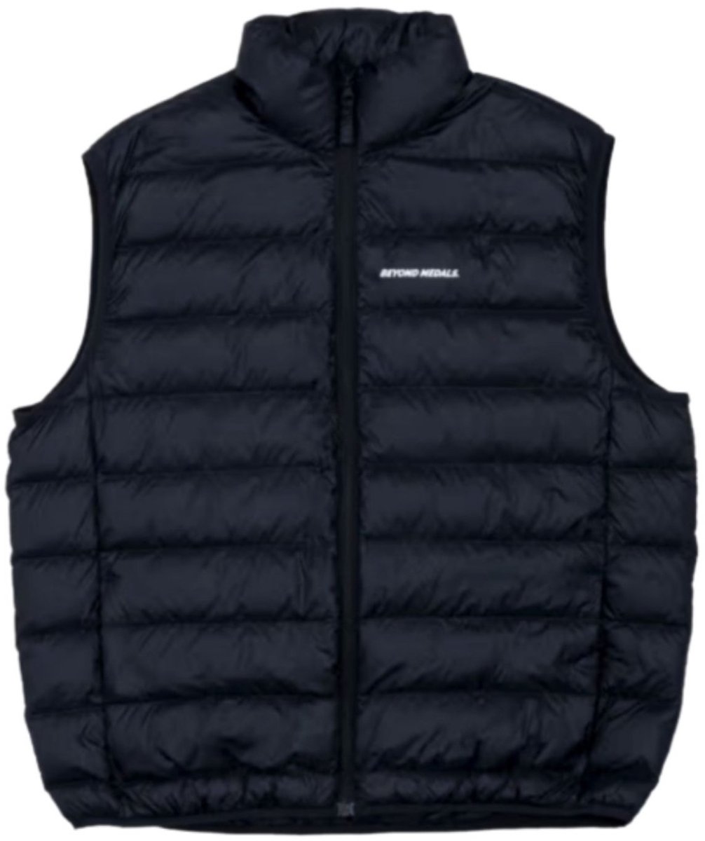 Beyond Medals Packable Down Winterbodywarmer heren Zwart L