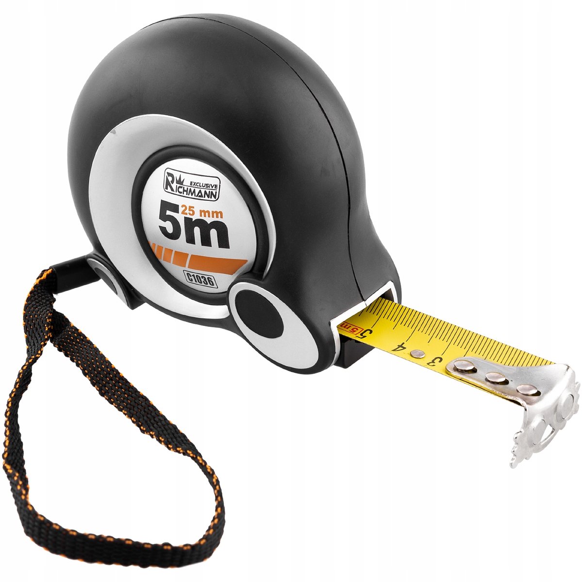 Richmann Rolbandmaat 5m x 25mm ERGO C1036 - Precisie & Duurzaamheid