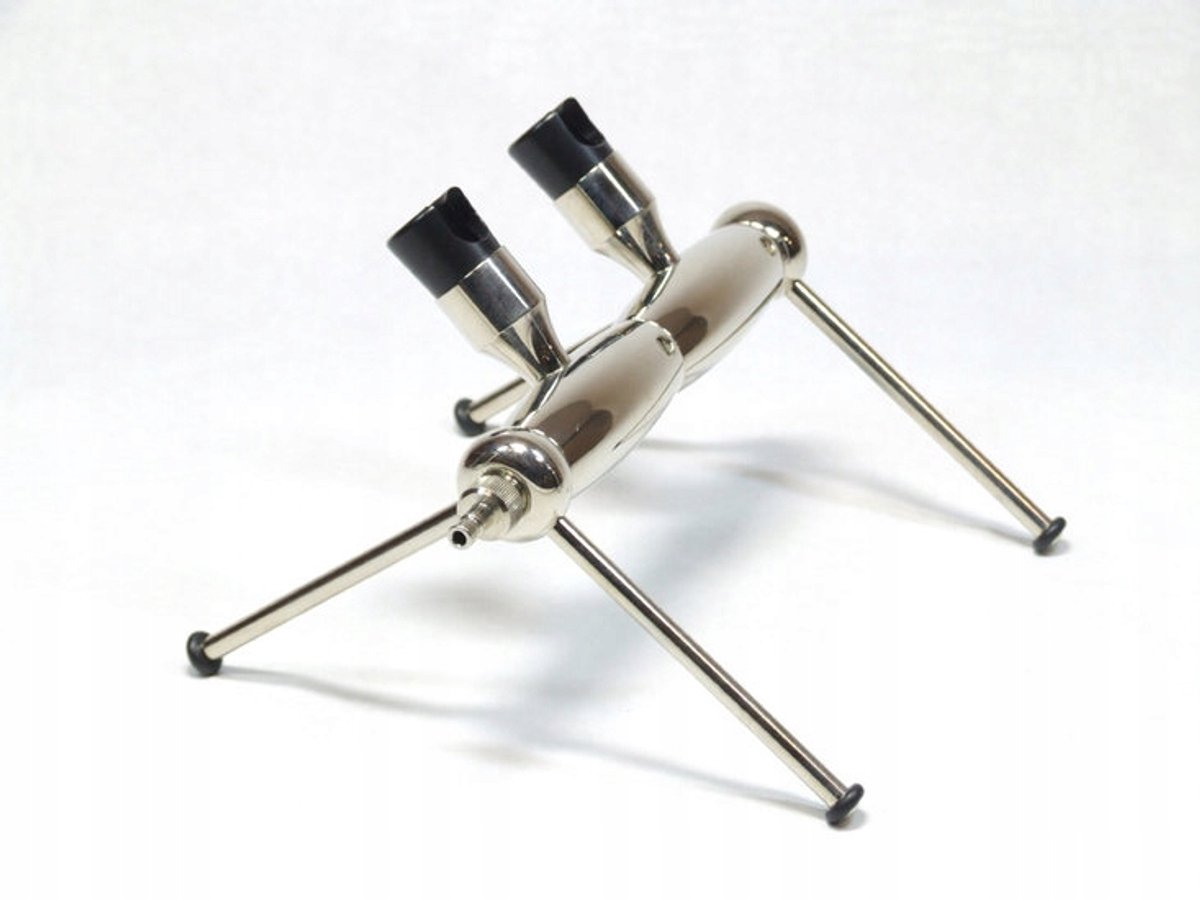 Modulaire Standaard voor 2 Airbrushes met Luchttoevoer