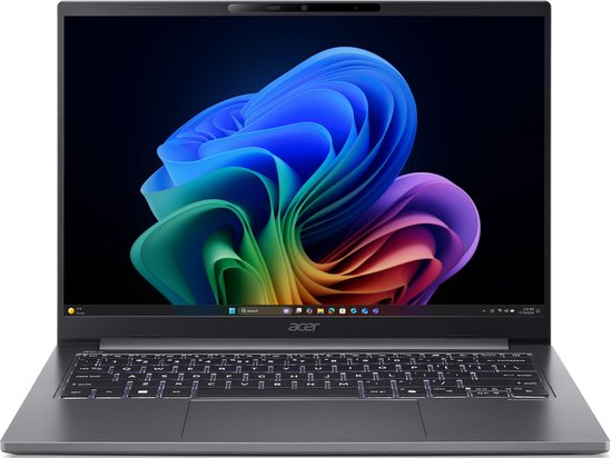 Acer TravelMate X4 14 AI TMX414-51-TCO-55R3 Copilot+ PC Intel Core Ultra 5 226V Laptop 35,6 cm (14") WUXGA 16 GB LPDDR5x-SDRAM 512 GB SSD Wi-Fi 7 (802.11be) Windows 11 Pro Grijs - Acer - Hoofdafbeelding