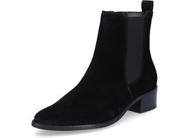 Paul Green 8271 Enkellaarsjes - Enkelboots met rits - Dames - Zwart - Maat 37