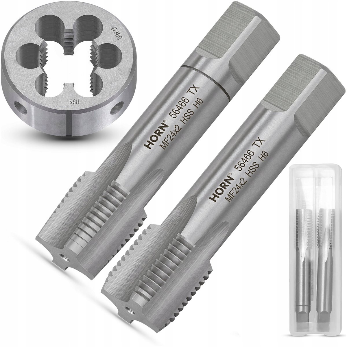 M24x2 Schroefdraad Snijgereedschap Set: Tap & Die