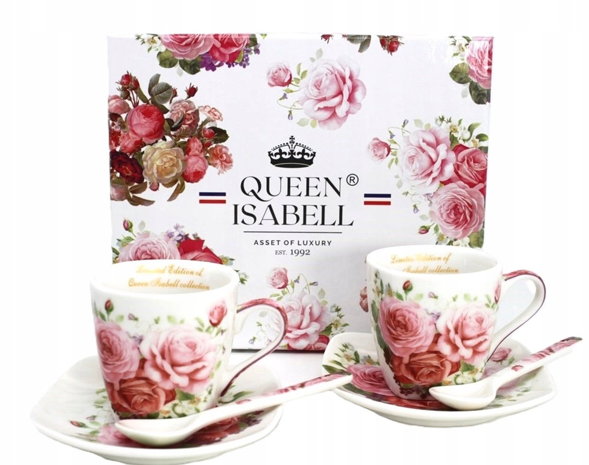 Porseleinen Espressokopjes Set voor 2 Personen - 80ml