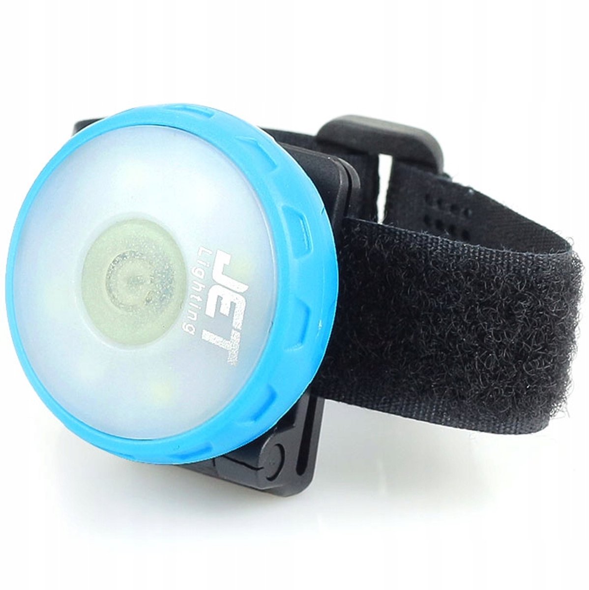 JET Fietslamp LED USB 80lm Voor/Achter Rugzak/Riem Blauw