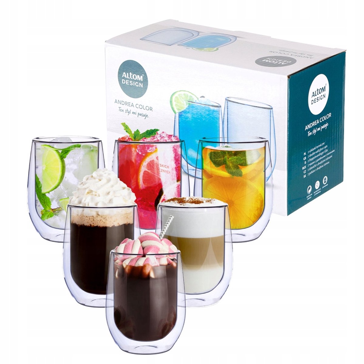 Altom Design Thermoglazen Andrea 300ml - 6 stuks