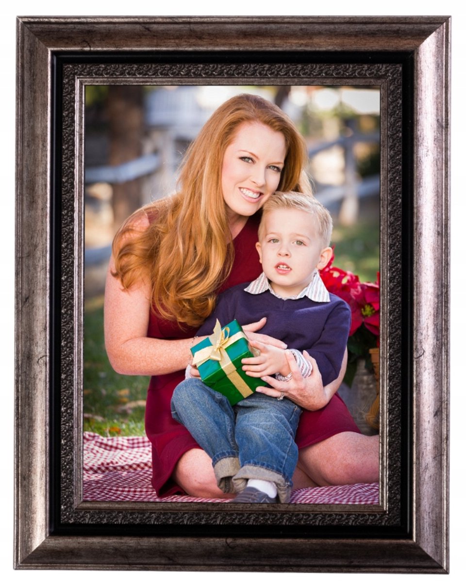 Grijze Fotolijst 10x15 cm - Brede, Stijlvolle Decoratie