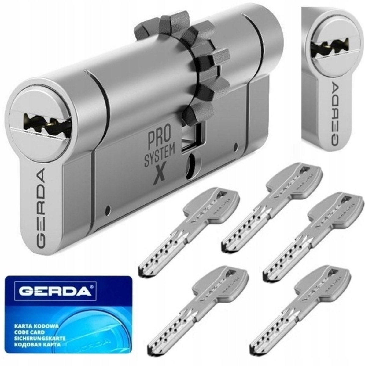 Gerda Pro System X Cilinder 35/35mm 70mm Anti-inbraak Klasse C