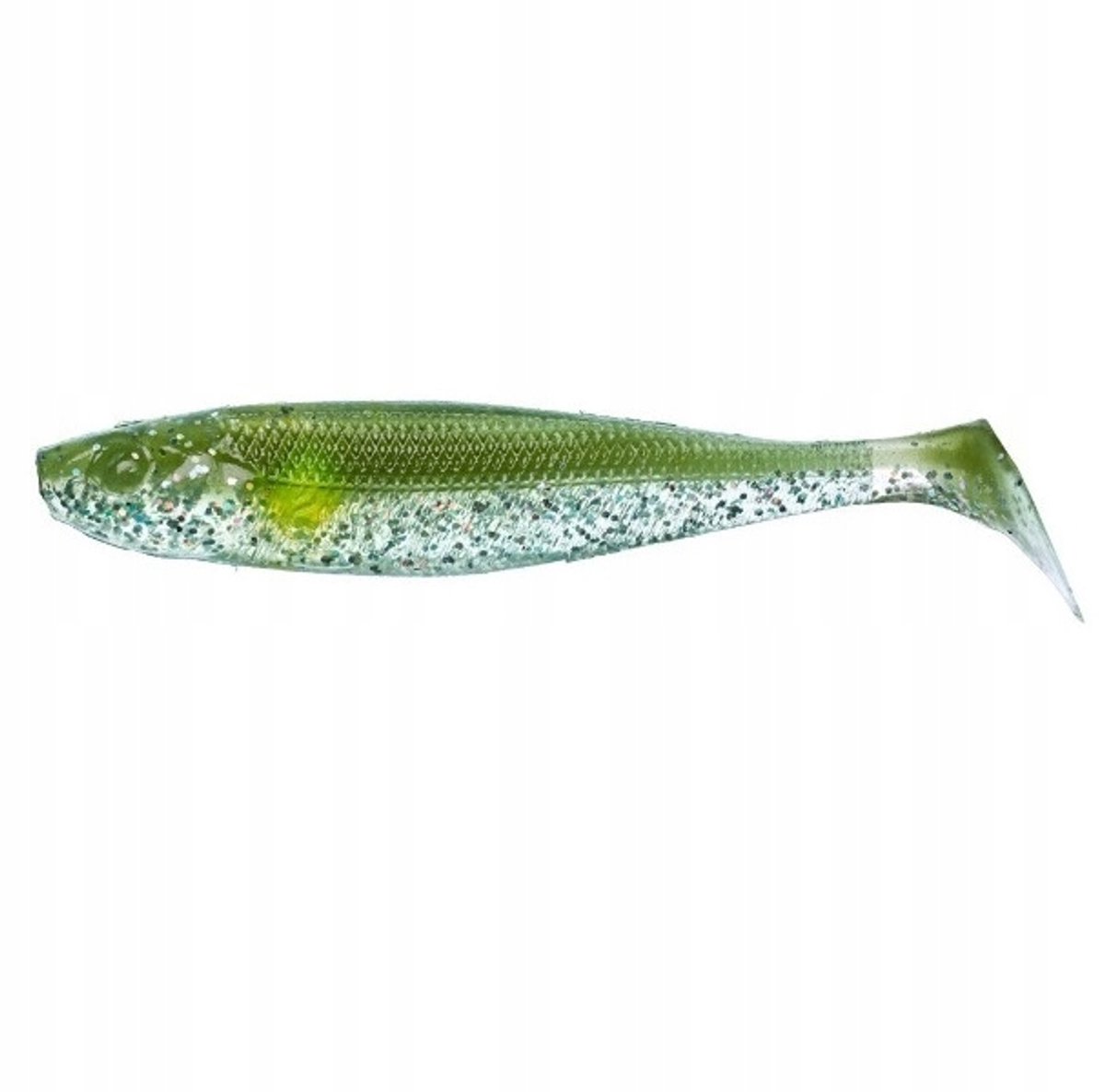 Gunki Bumpy 9cm UV Ghost Ayu - Zachte Kunstaas voor Roofvis
