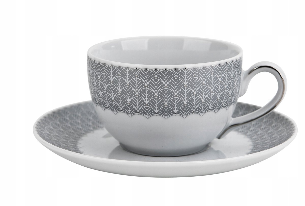 Flamenco Koffie- en Theekopjes Set met Borden (6 personen)