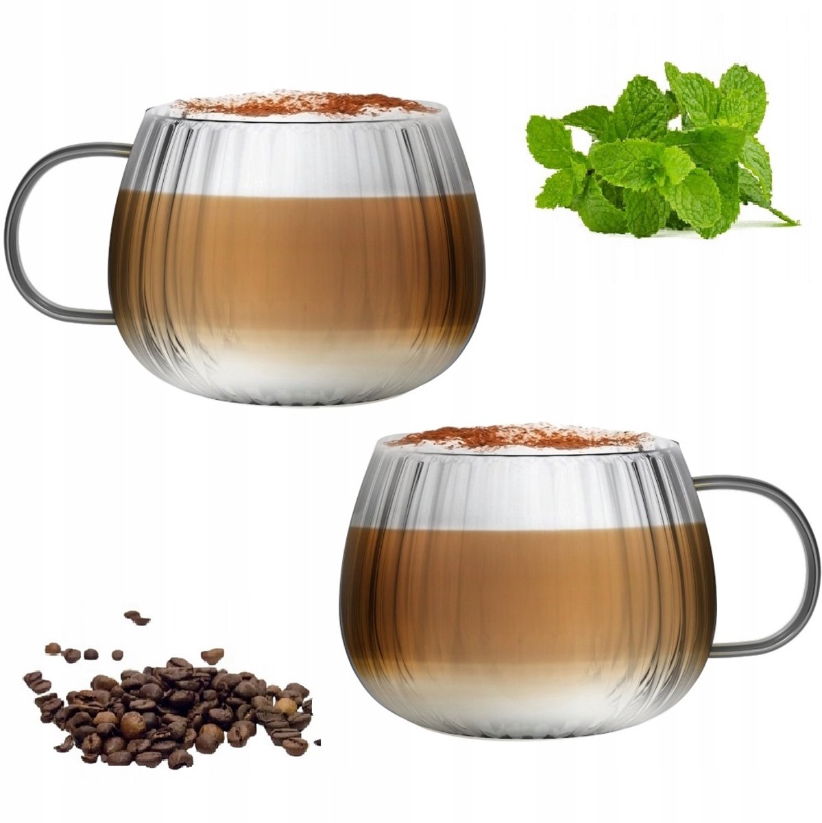 Vialli Design Tulpenglazen 350ml (2 stuks) met Geribbeld Design
