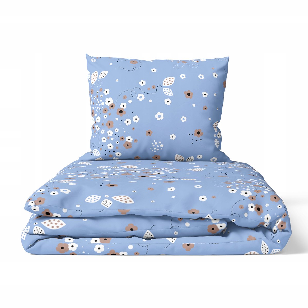 Katoenen Kora Beddengoed Set 160x200cm met Kussensloop 70x80cm