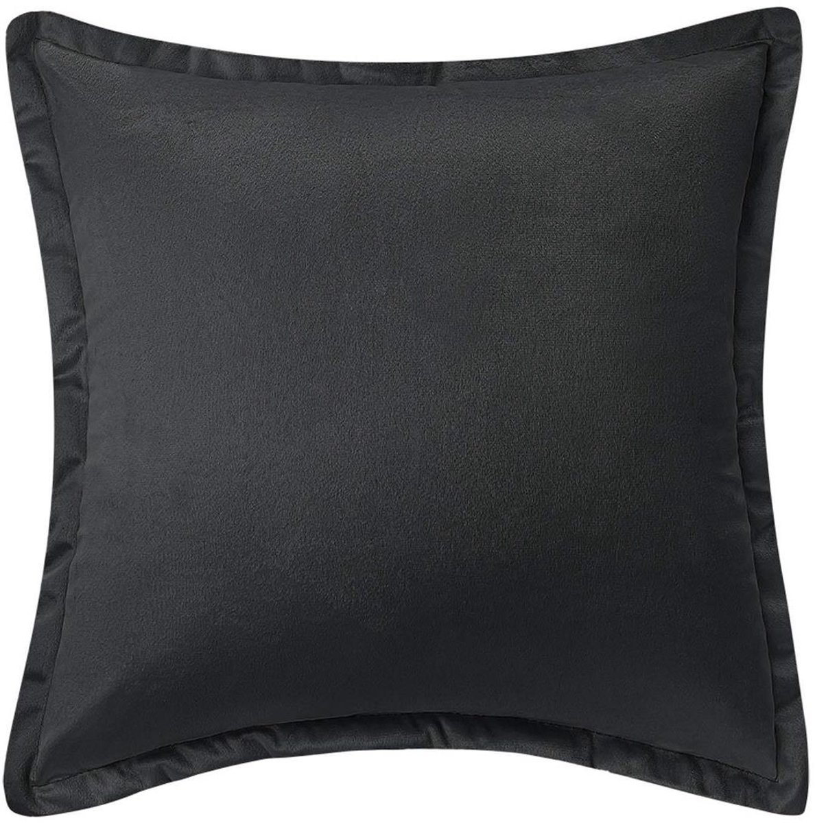 Decoratieve Kussenhoes Jasiek 40x40 cm Velvet Zwart