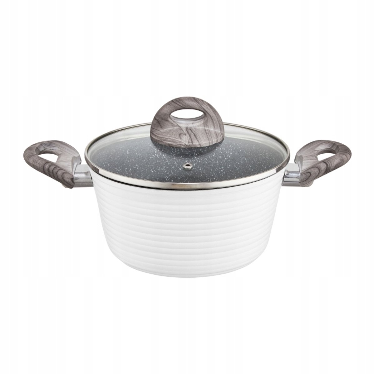 Ambition Wavy Pan 20cm 2.7L met Anti-aanbaklaag & Deksel