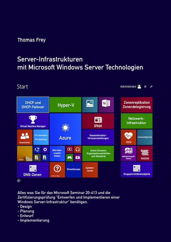 Server-Infrastrukturen mit Microsoft Windows Server Technolo ... - cover