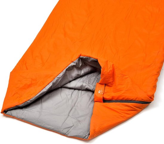 Ultra lichte rechthoekige slaapzak voor warm weer kamperen- rugzakreizen en wandelen- waterdicht en compact van Quechua — afbeelding 4