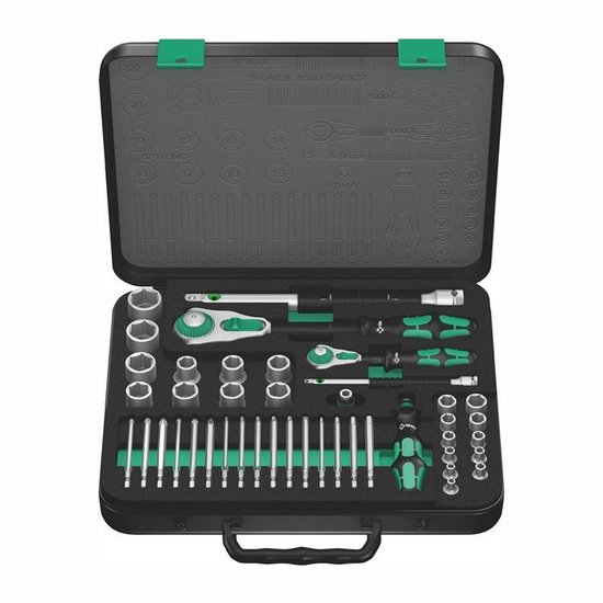 Wera 5160785001 43-delige Zyklop Speed Ratelset - Metrisch - 1/4" en 1/2"