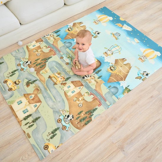 RxueSug Tatami Baby Vloerkleed, wasbaar, 120 x 180 cm, grote