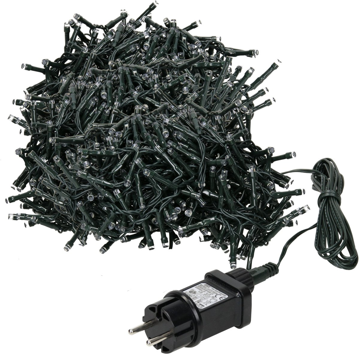 Bol.com Nampook Kerstlampjes - 30 meter - extra warm wit - microcluster - 1500 LED-lampjes aanbieding
