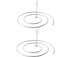 2-pack spiraalhangers van roestvrij staal 304, ruimtebesparende hangers voor lakens, spreien, dekens, banken, plaids, omslagdoeken en capes